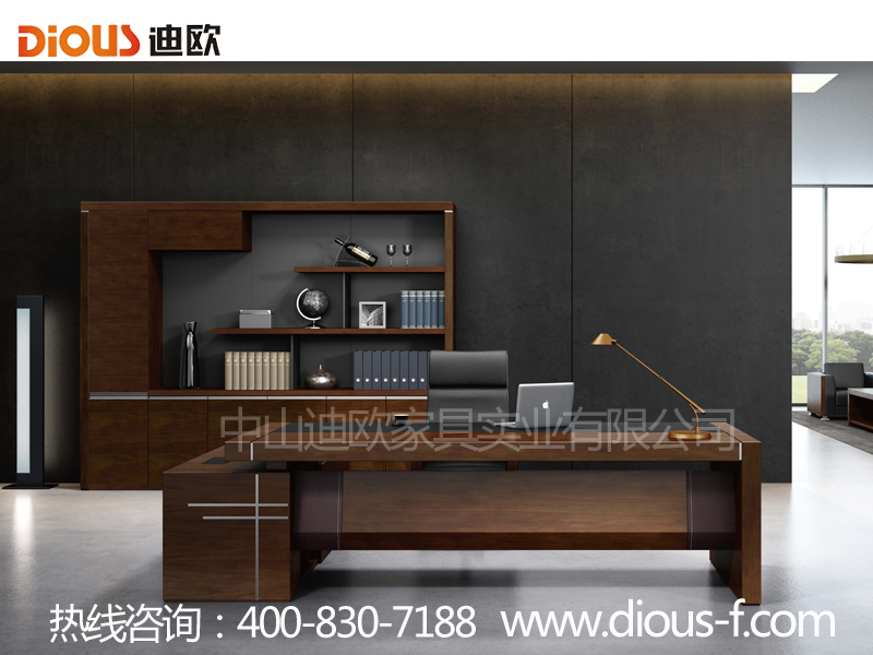 办公家具实木贴皮班台 办公家具实木贴皮班台