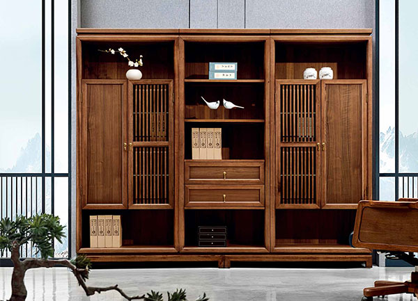 2019年新款实木老板文件柜配套办公家具-小江南 2019年新款实木老板文件柜配套办公家具-小江南