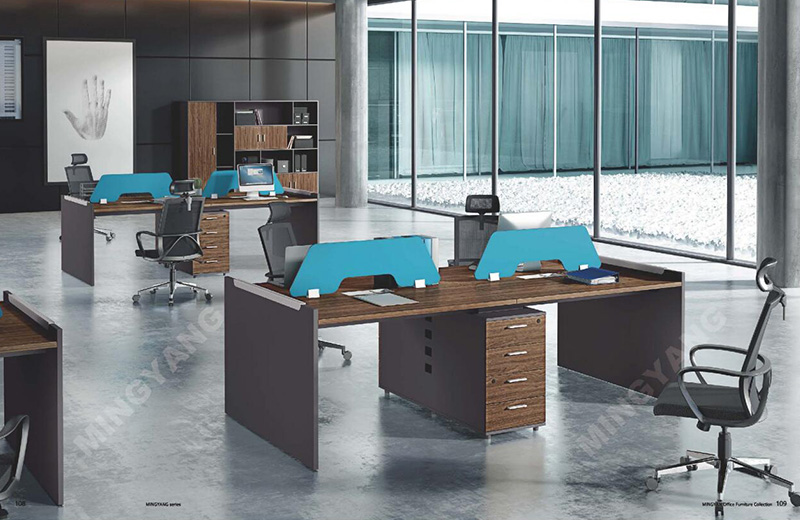 现代胶板家具企业职员办公桌埃森 现代胶板家具企业职员办公桌埃森