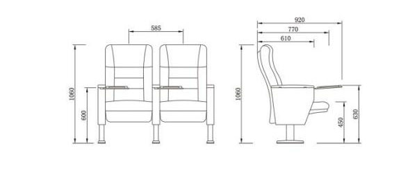 宽敞舒适歌剧院椅子 宽敞舒适歌剧院椅子