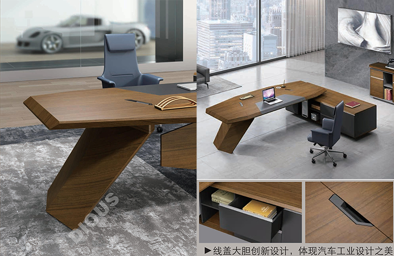 君迈系列-大班台老板桌 君迈系列-大班台老板桌