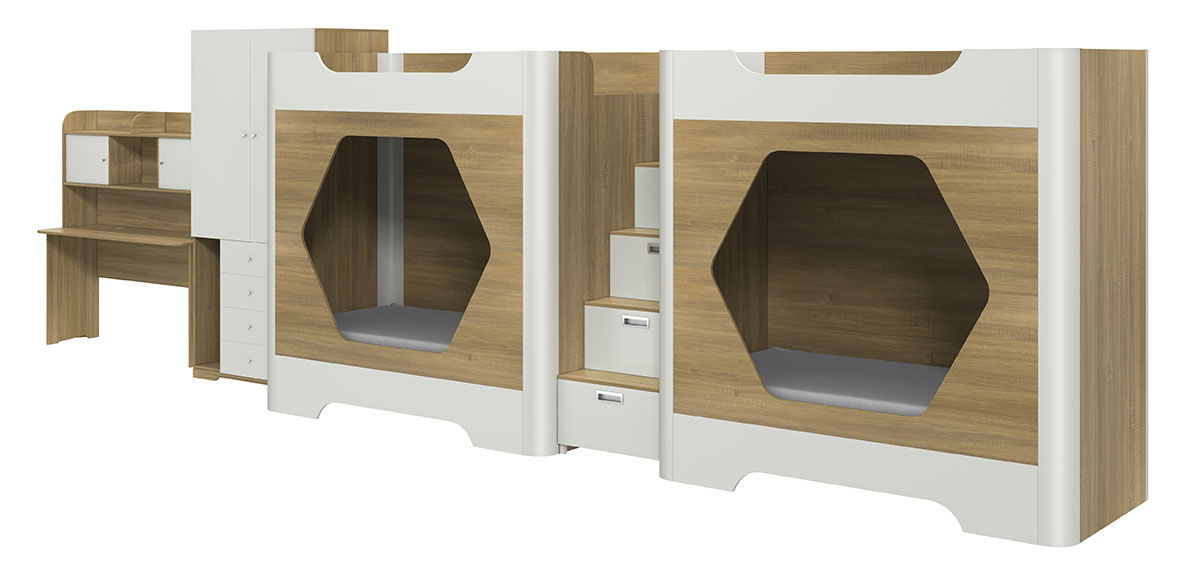 学生公寓家具-诺克斯系列 学生公寓家具-诺克斯系列