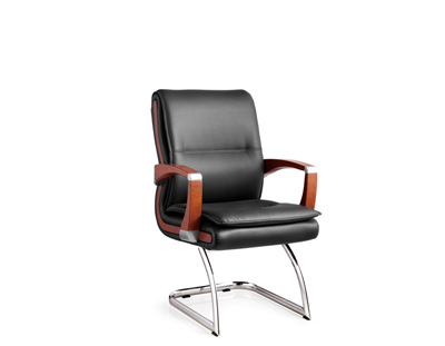 黑色牛皮/西皮会议室配套班椅 黑色牛皮/西皮会议室配套班椅