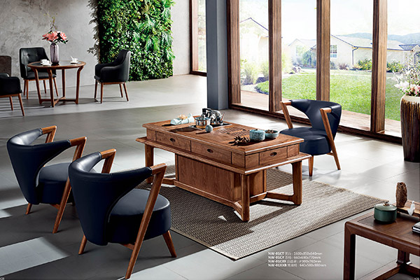 新中式古典实木茶几 老板休闲办公茶几-挪威森林 新中式古典实木茶几 老板休闲办公茶几-挪威森林