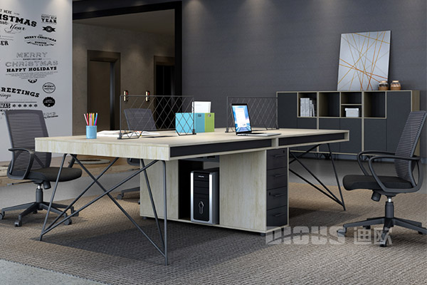 现代办公桌办公室办公职员桌员工桌-几何 现代办公桌办公室办公职员桌员工桌-几何