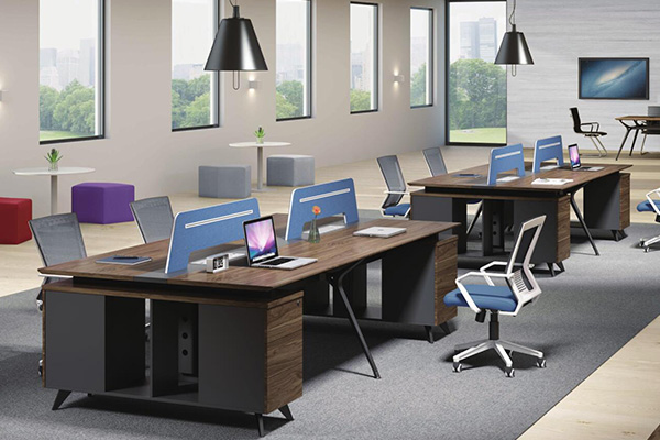 事业单位职员四人相对办公卡位工作位AFL-D0428 H 事业单位职员四人相对办公卡位工作位AFL-D0428 H