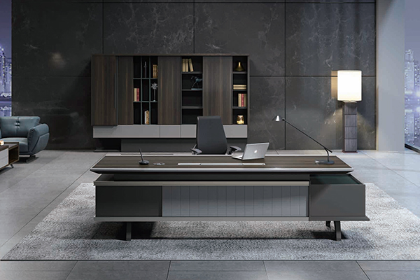 现代极简老板办公班台-博跃系列-沃美斯品牌-羞羞视频免费在线观看家具